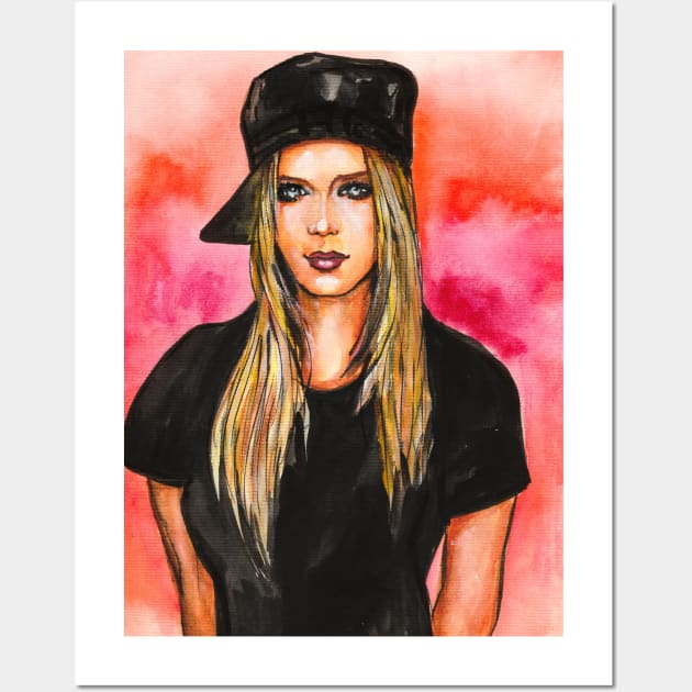 Avril Lavigne Wall Art by Svetlana Pelin